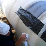 защита сварных швов с помощью FibaRoll